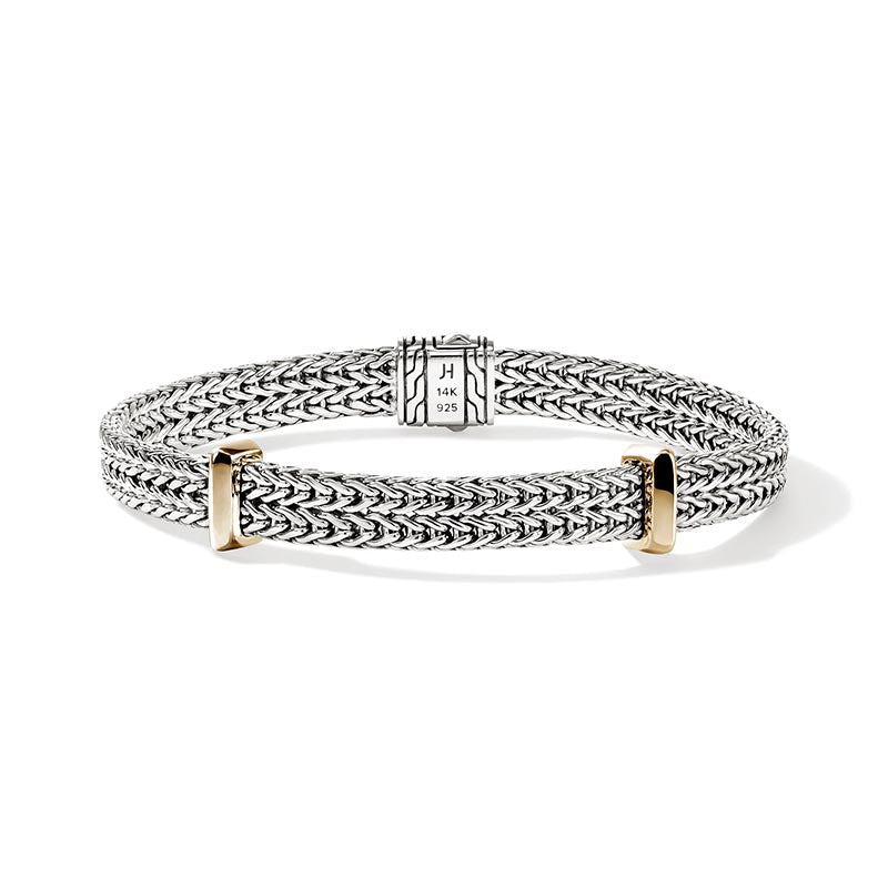 John Hardy Icon Sterling Silver & Yellow Gold 6mm Link Bracelet