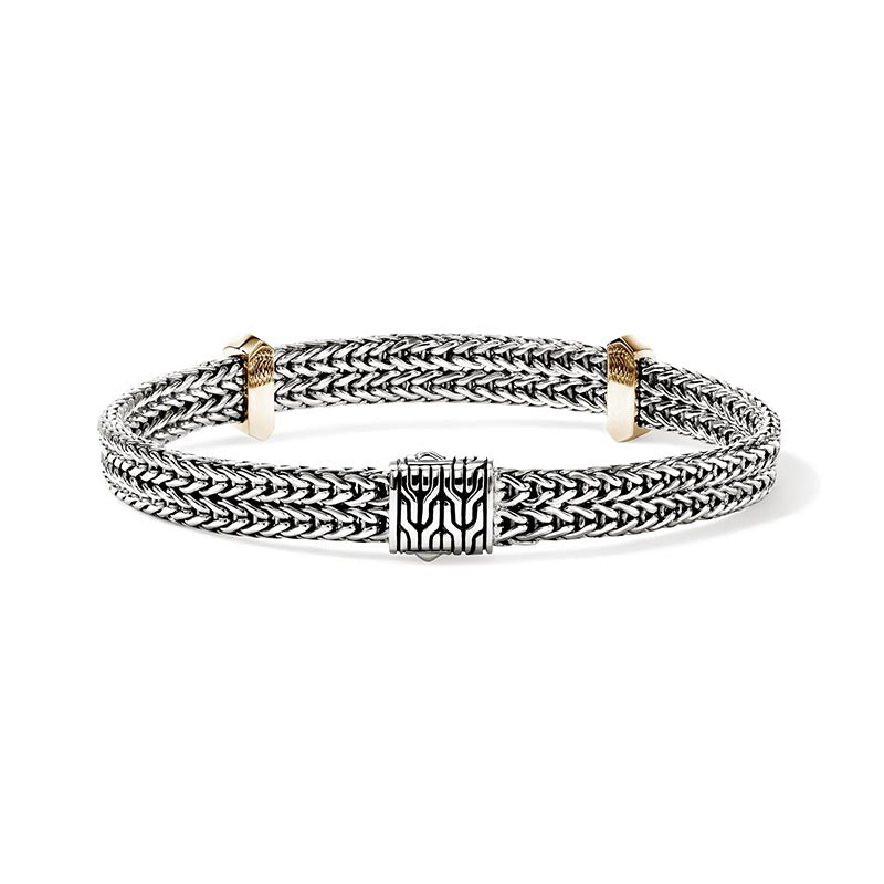 John Hardy Icon Sterling Silver & Yellow Gold 6mm Link Bracelet