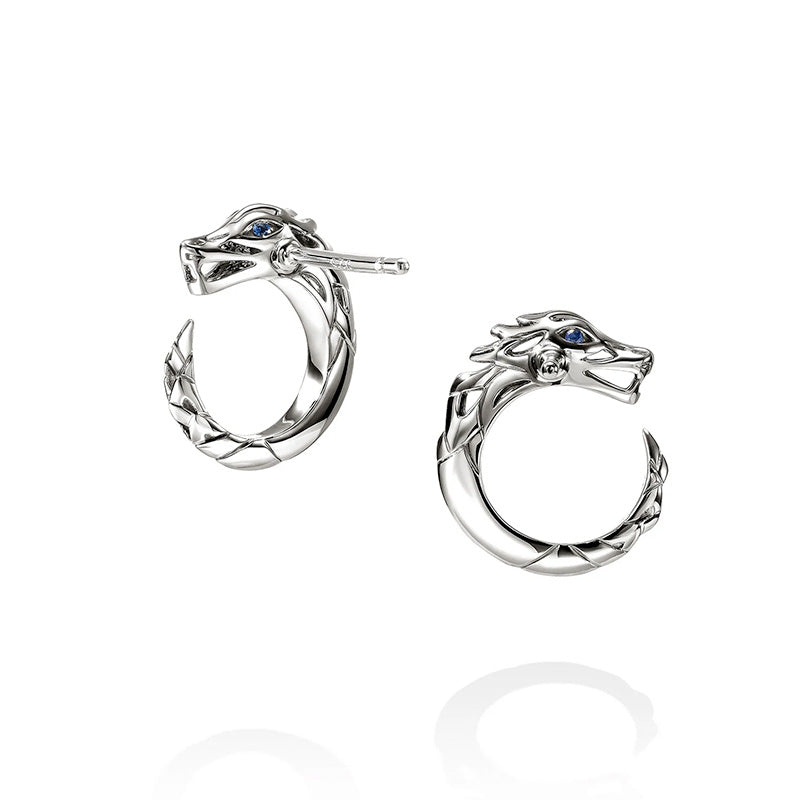 John Hardy Naga Sterling Silver Earrings