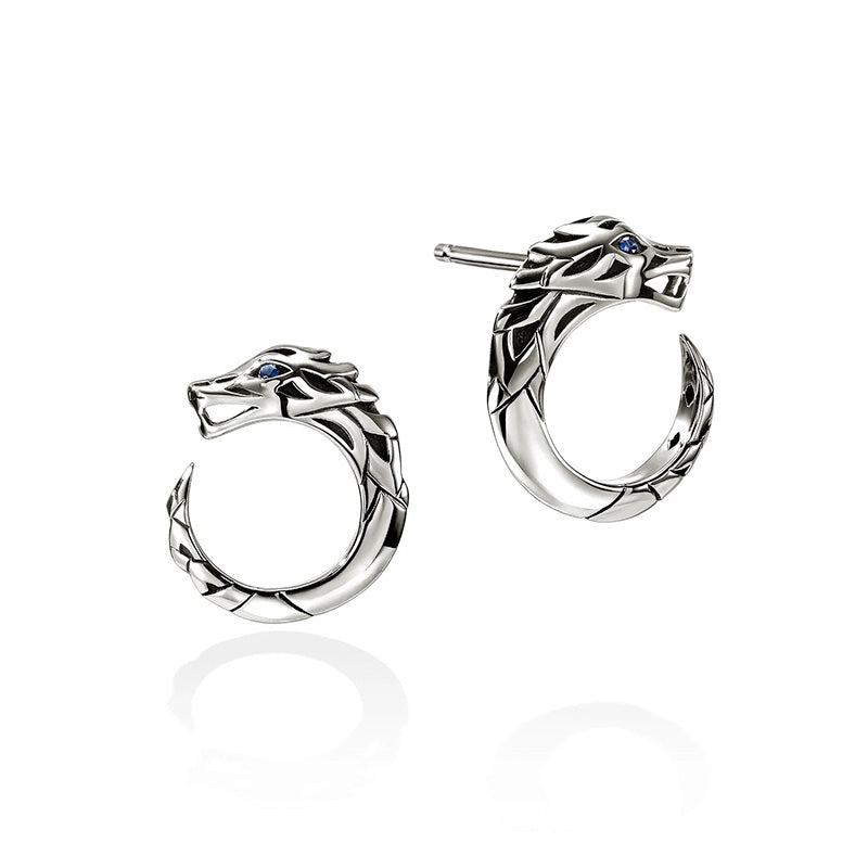 John Hardy Naga Sterling Silver Earrings
