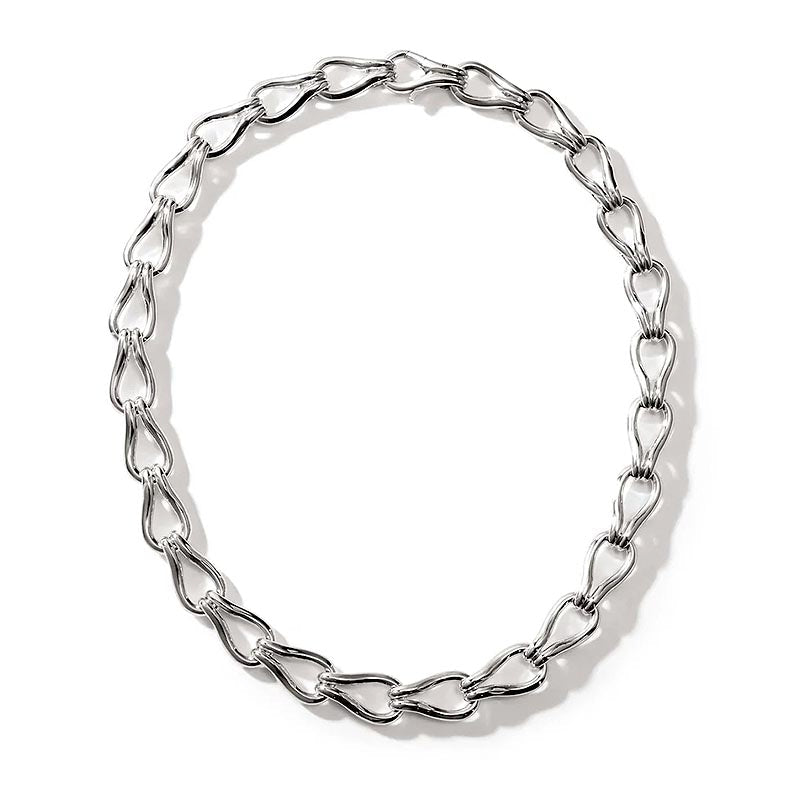 John Hardy Sterling Silver 12mm Surf Necklace