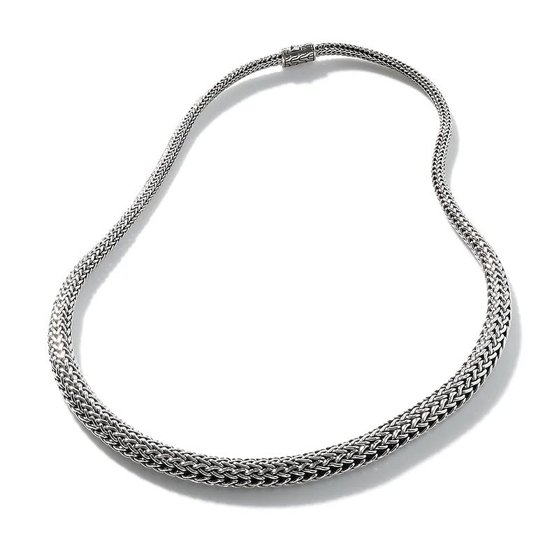 John Hardy Sterling Silver 8.5mm Icon Necklace