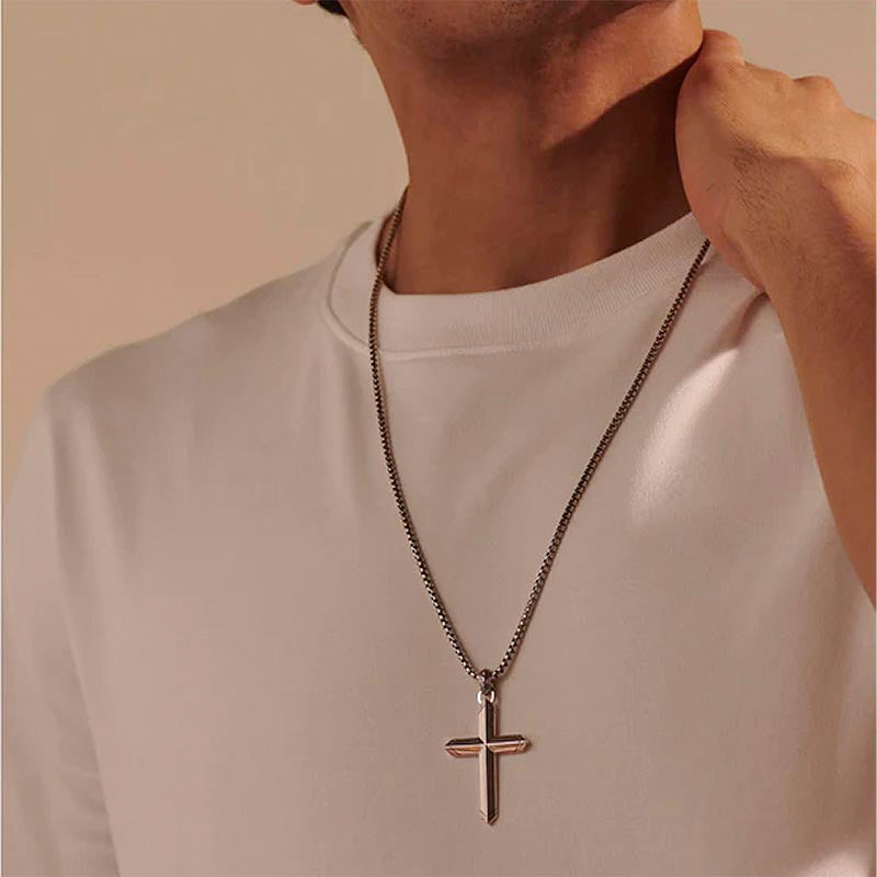 John Hardy Sterling Silver Icon Cross Pendant