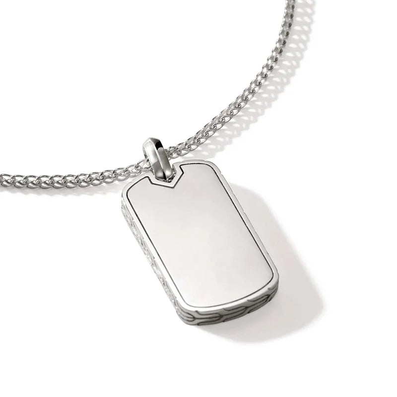 Dog chain necklace silver hotsell