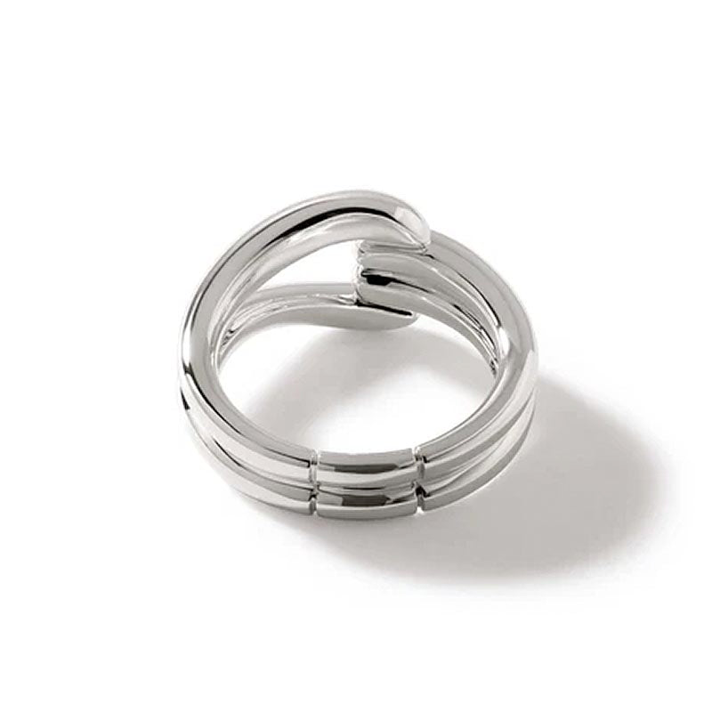 John Hardy Sterling Silver Surf Ring