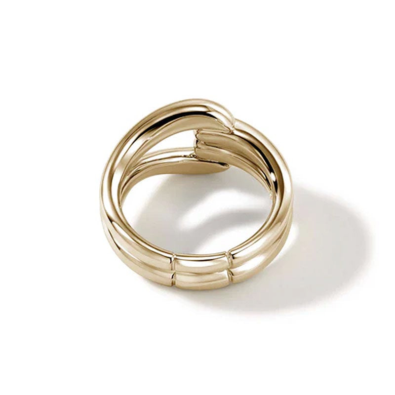 John Hardy Yellow Gold Surf Ring