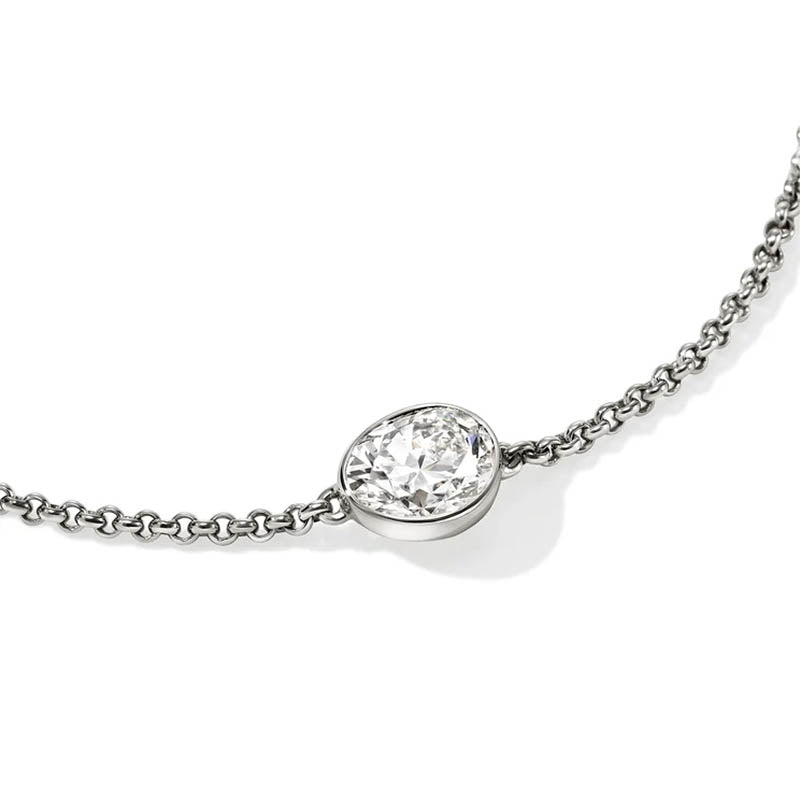 John Hardy Sterling Silver 1.5mm Lovestruck Diamond Bracelet