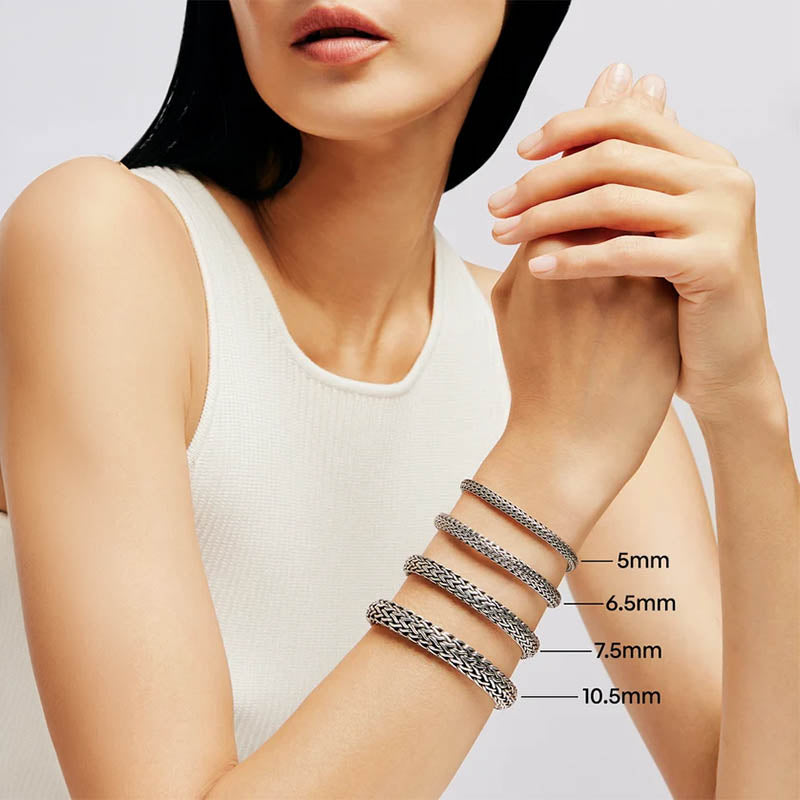John Hardy Sterling Silver 10.5mm Icon Bracelet