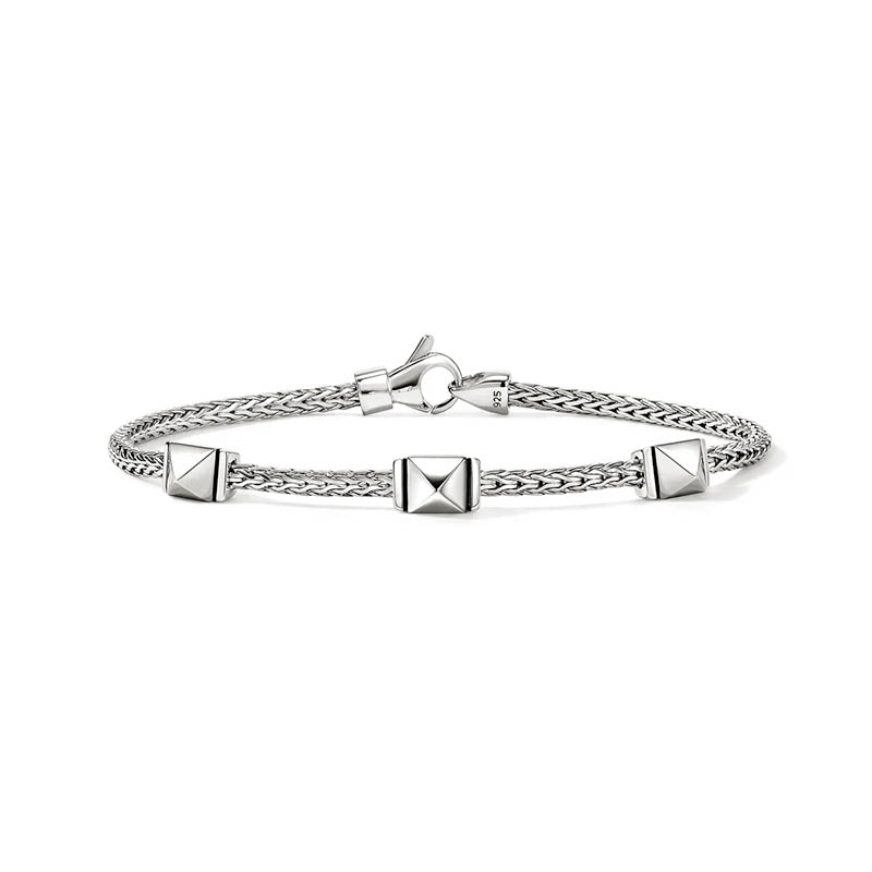 John Hardy Sterling Silver 2.5mm Icon Stud Bracelet