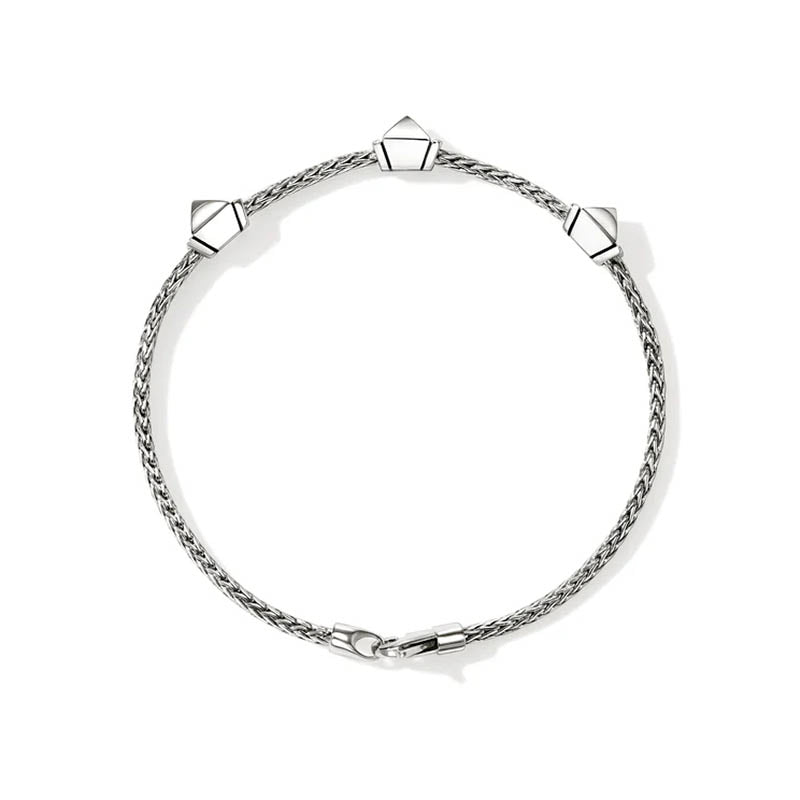 John Hardy Sterling Silver 2.5mm Icon Stud Bracelet