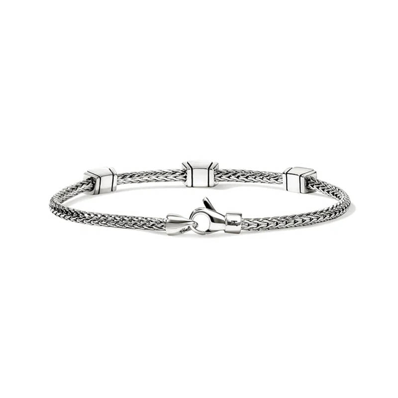 John Hardy Sterling Silver 2.5mm Icon Stud Bracelet