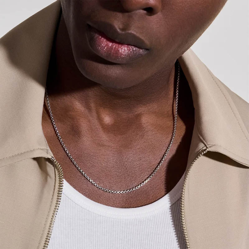 John Hardy Sterling Silver Infinite Love Knot Station Necklace
