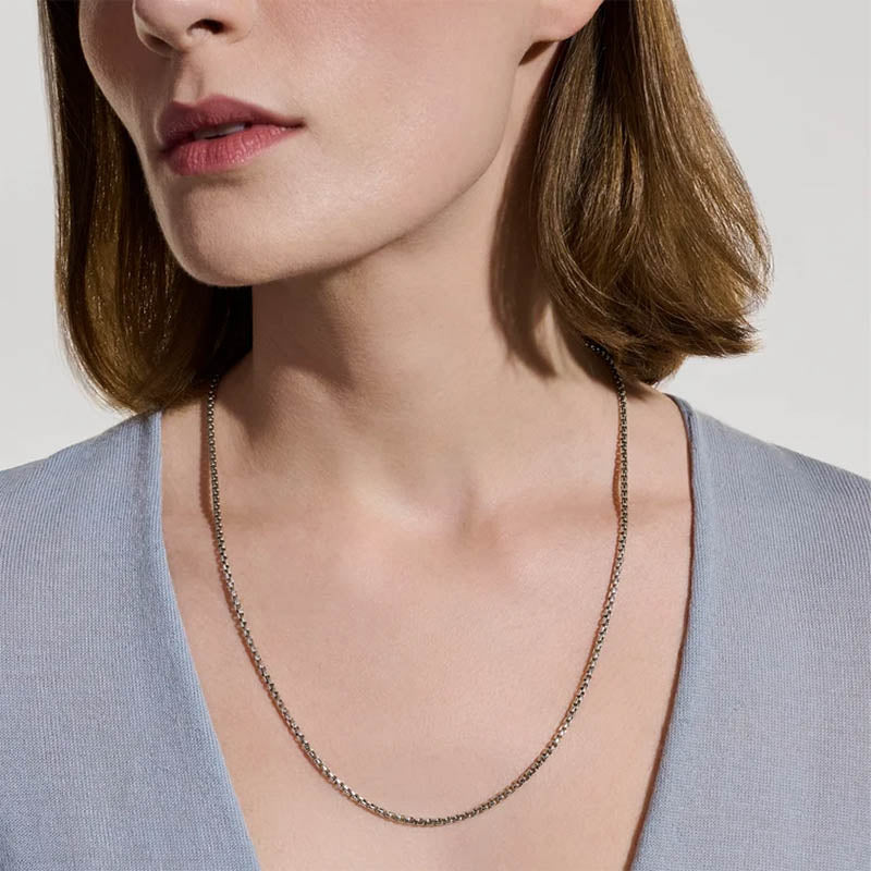 John Hardy Sterling Silver Infinite Love Knot Station Necklace