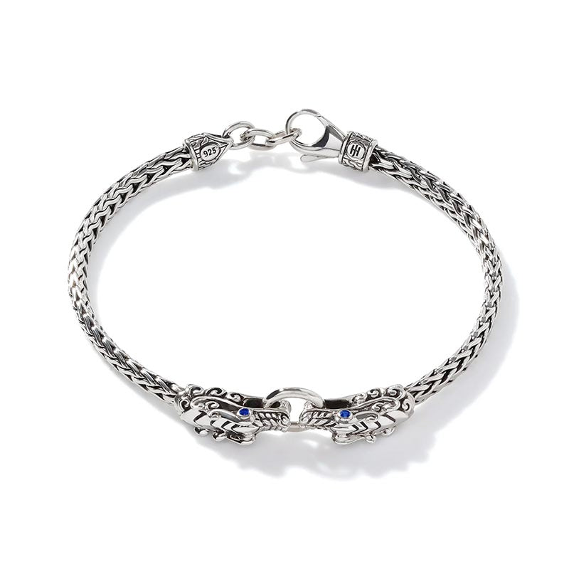 John Hardy Sterling Silver 3.5mm Naga Bracelet