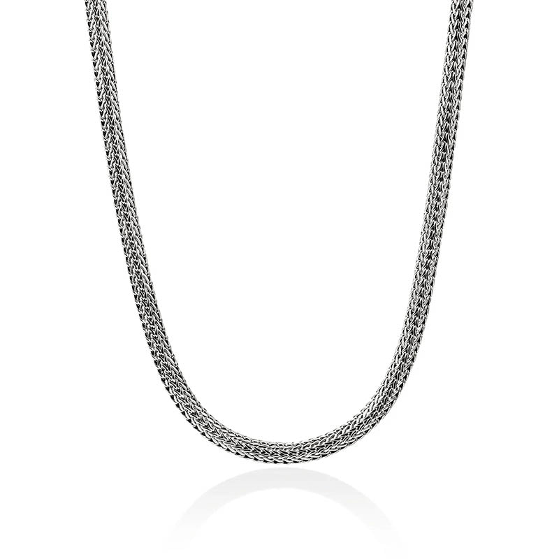 John Hardy Sterling Silver 6.5mm Icon Necklace