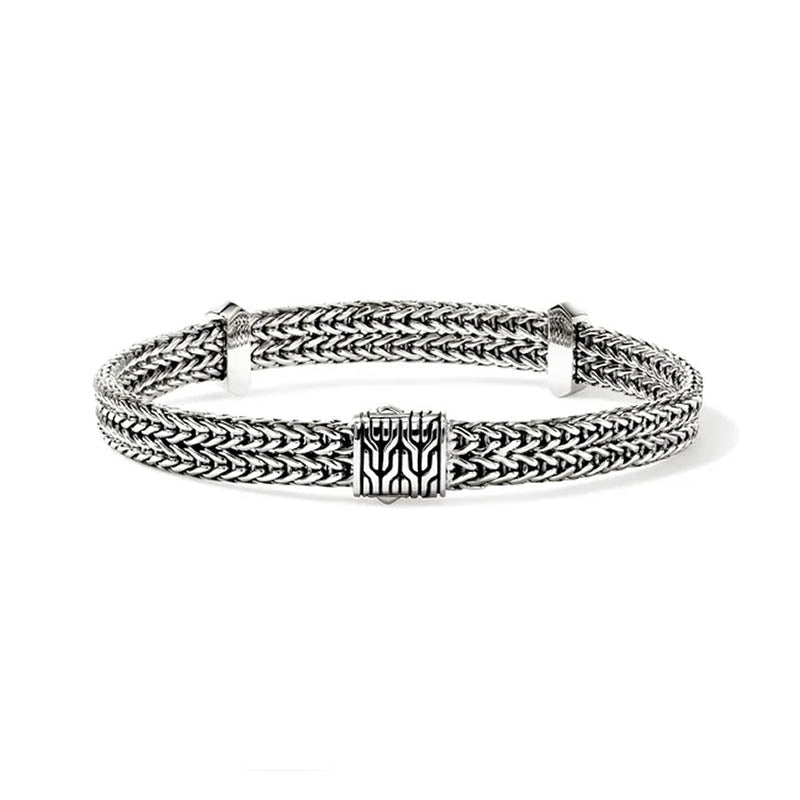 John Hardy Sterling Silver 6mm Icon Link Bracelet 
