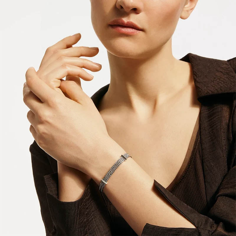 John Hardy Sterling Silver 6mm Icon Link Bracelet 