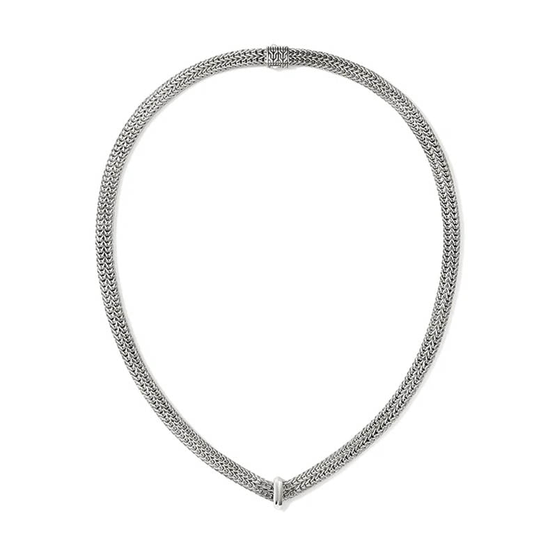 John Hardy Sterling Silver Infinite Love Knot Station Necklace