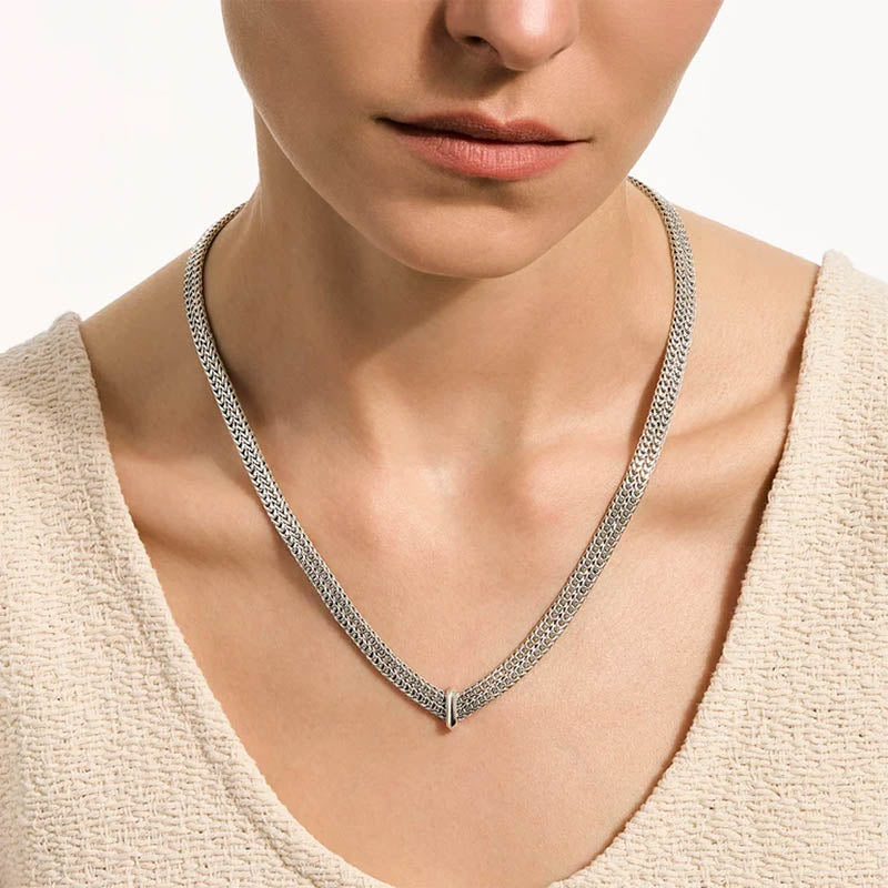 John Hardy Sterling Silver Infinite Love Knot Station Necklace