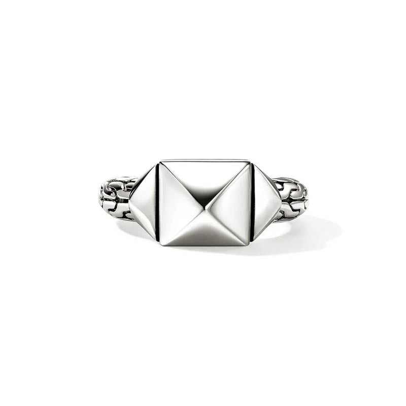 John Hardy Sterling Silver 9mm Icon Stud Ring