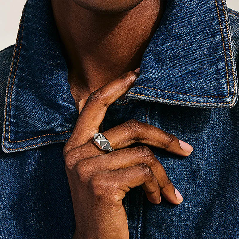 John Hardy Sterling Silver 9mm Icon Stud Ring