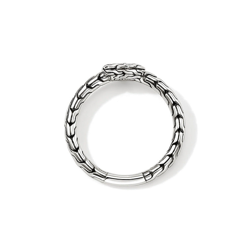 John Hardy Sterling Silver & Diamond Essentials Heart Ring