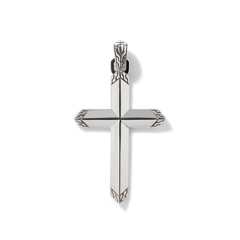 John Hardy Sterling Silver Icon Cross Pendant