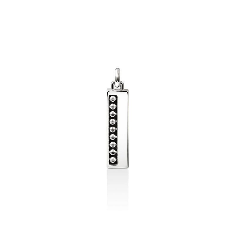 John Hardy Sterling Silver Nailhead Tag