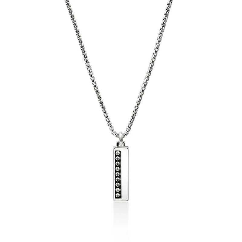 John Hardy Sterling Silver Nailhead Tag
