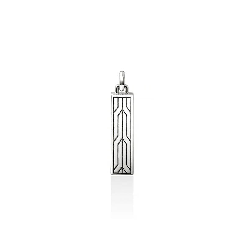 John Hardy Sterling Silver Nailhead Tag