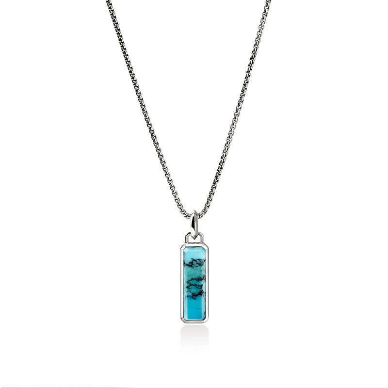 John Hardy Sterling Silver Turquoise Talisman Pendant