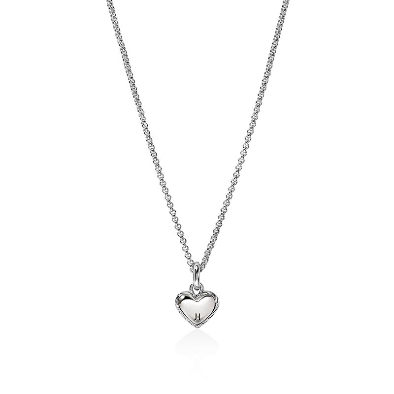 John Hardy Sterling Silver & Yellow Gold Essentials Heart Pendant