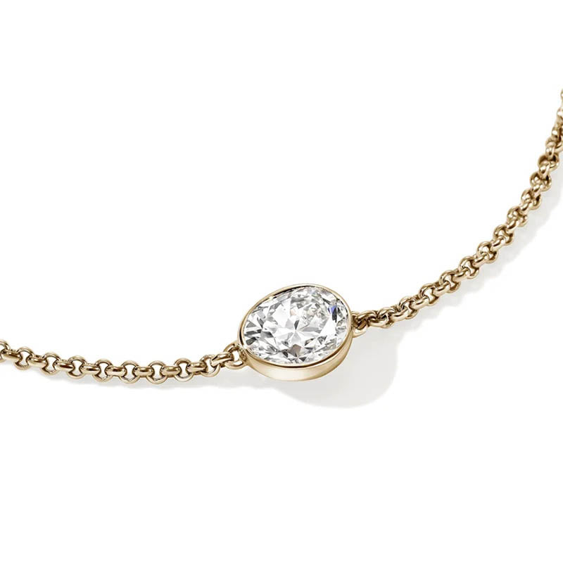 John Hardy Yellow Gold 1.5mm Lovestruck Diamond Bracelet