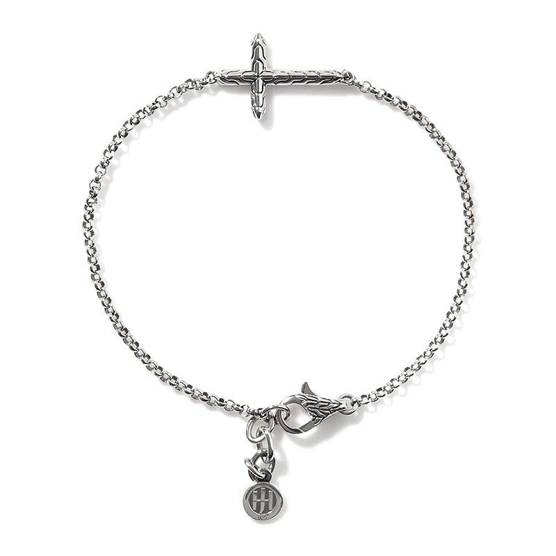 John Hardy Sterling Silver Essentials Cross Bracelet