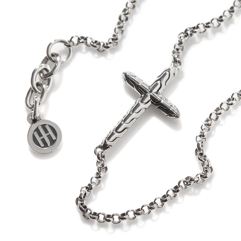 John Hardy Sterling Silver Essentials Cross Bracelet