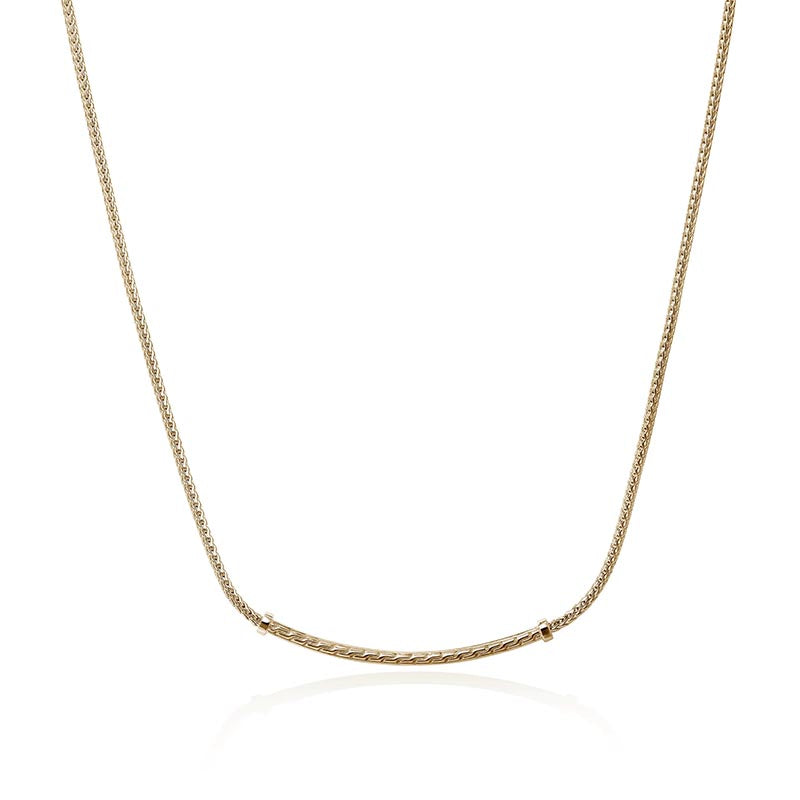 John Hardy Yellow Gold & Pavé Diamond Essentials Necklace