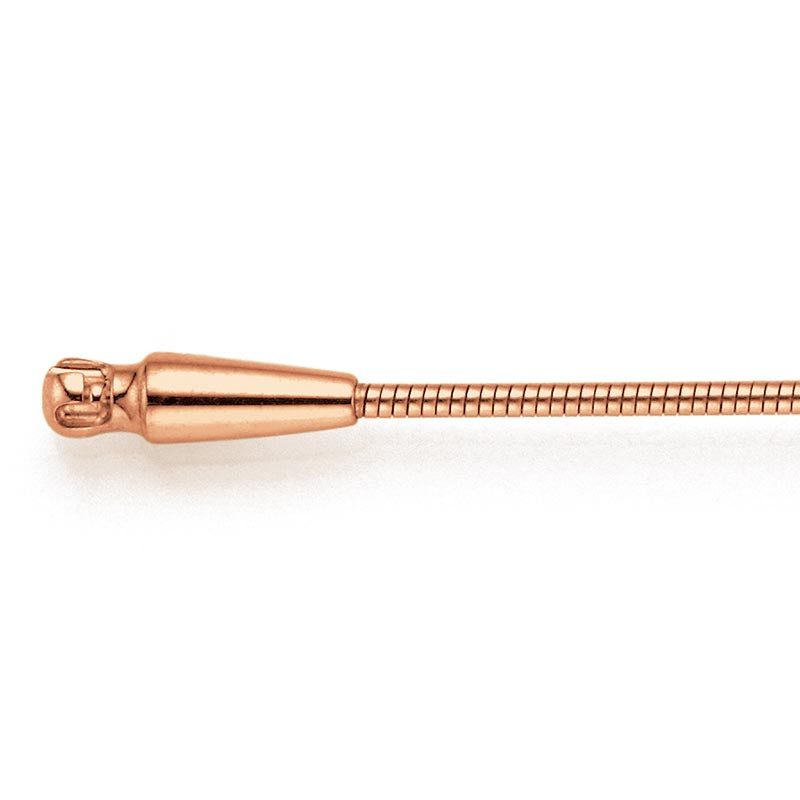 Jörg Heinz 1.1mm Rose Gold Omega Chain