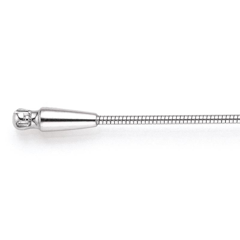 Jörg Heinz 1.4mm White Gold Omega Chain