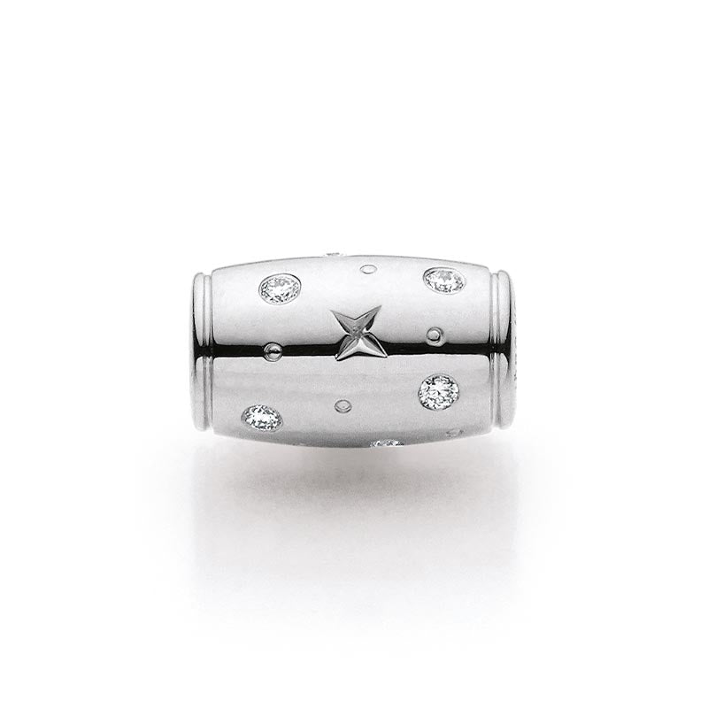 Jörg Heinz White Gold & Diamond Galaxy Barrel Clasp