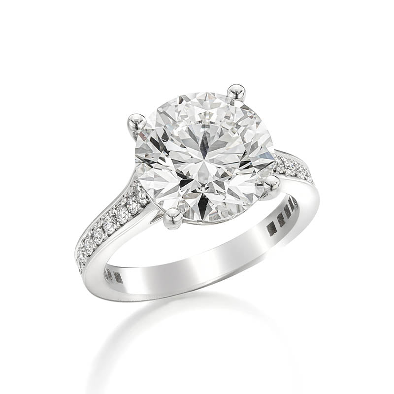 KNAR Signature 5.17ct Round Diamond Engagement Ring