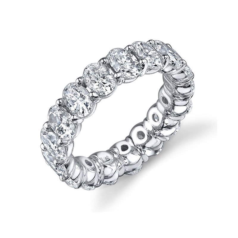 KSC00101 Knar Signature Collection Oval Diamond Eternity Ring 1