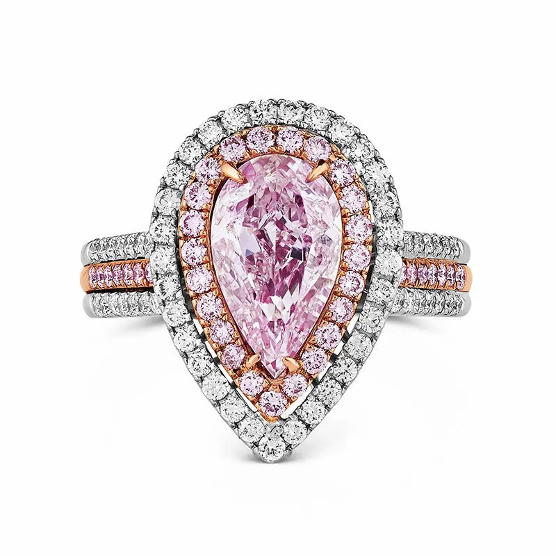 Knar Signature "The Pink Rose" Diamond Ring