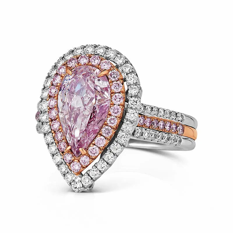 Knar Signature "The Pink Rose" Diamond Ring