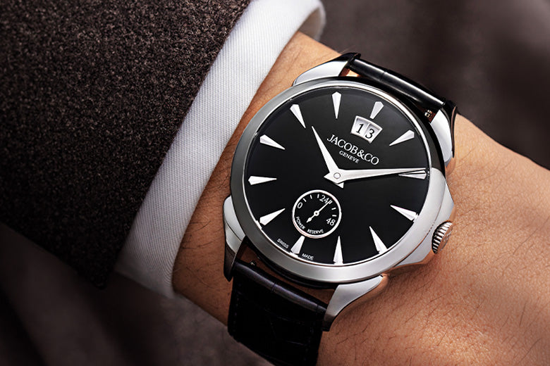 Knar Black Dial Watches