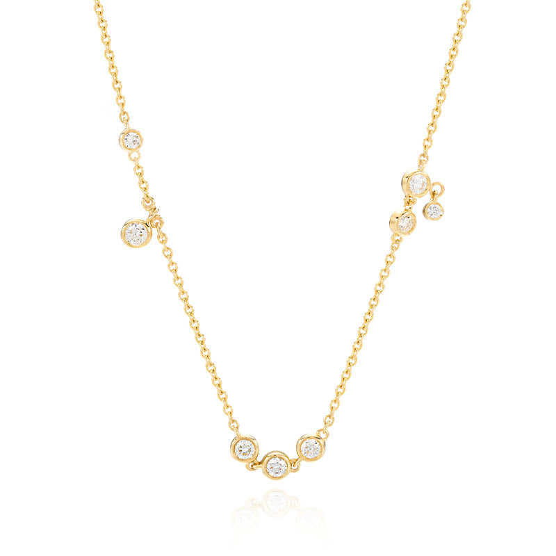 Knar Signature Yellow Gold Diamond Necklace