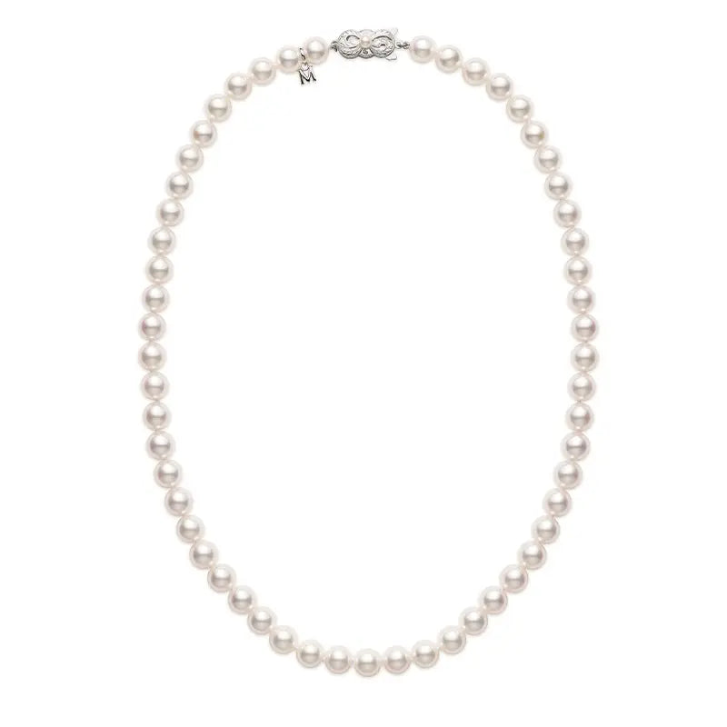 Mikimoto White Akoya "A" Princess Strand Neclace