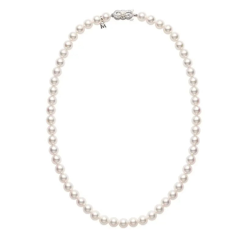 Mikimoto White Akoya "A" Princess Strand Neclace