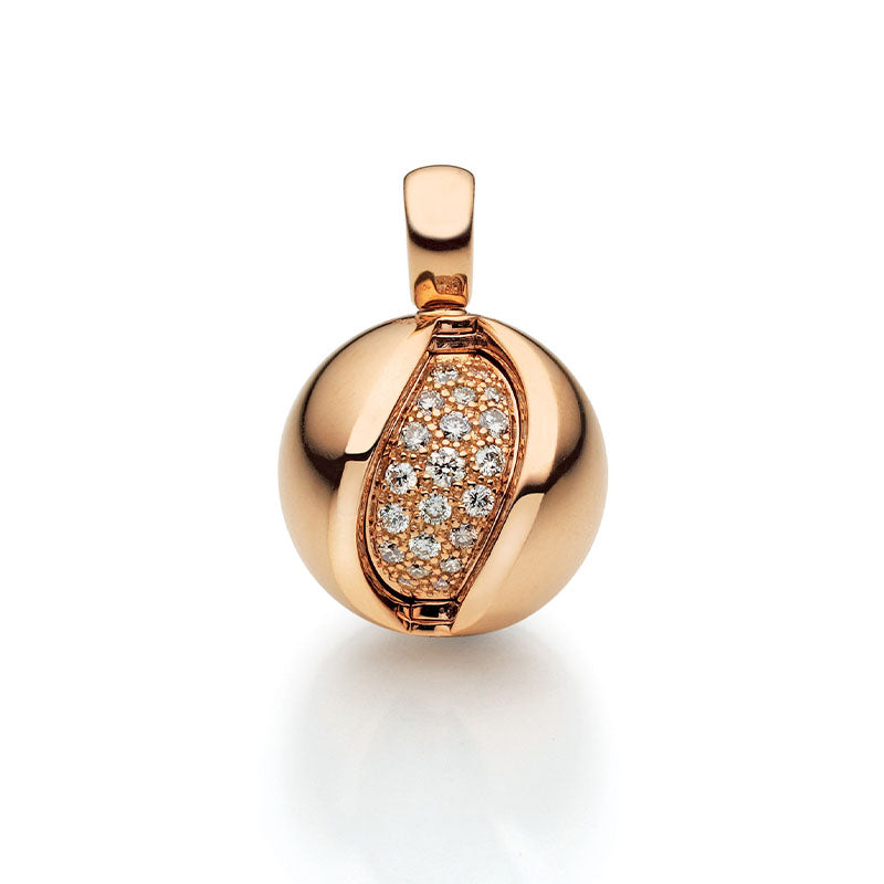 Jörg Heinz Rose Gold Mystery Sphere Pendant