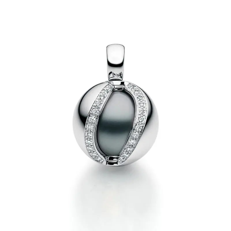 Jörg Heinz White Gold Mystery Sphere Pendant