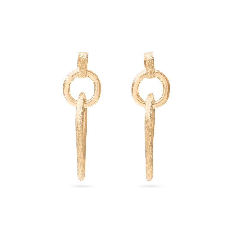 Marco Bicego Jaipur Double Link Yellow Gold Earrings